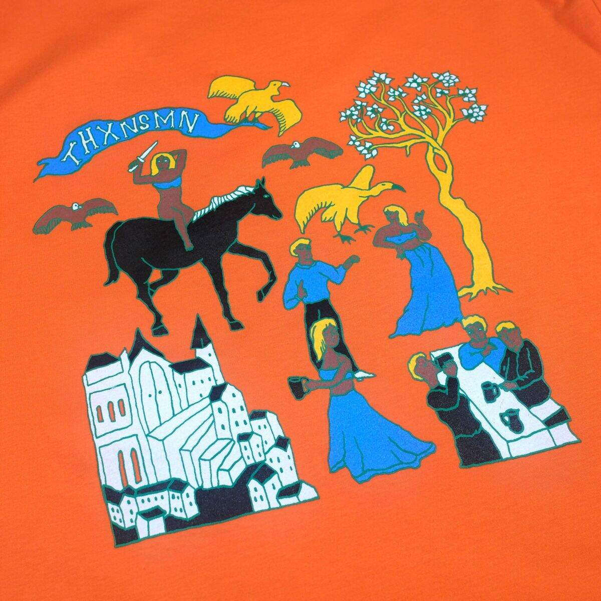 Tshirt Gynnera Orange Thanksinsomnia - Gambar 2