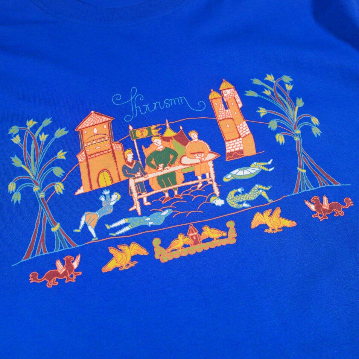 Tshirt Gwyne Blue Thanksinsomnia - Gambar 2