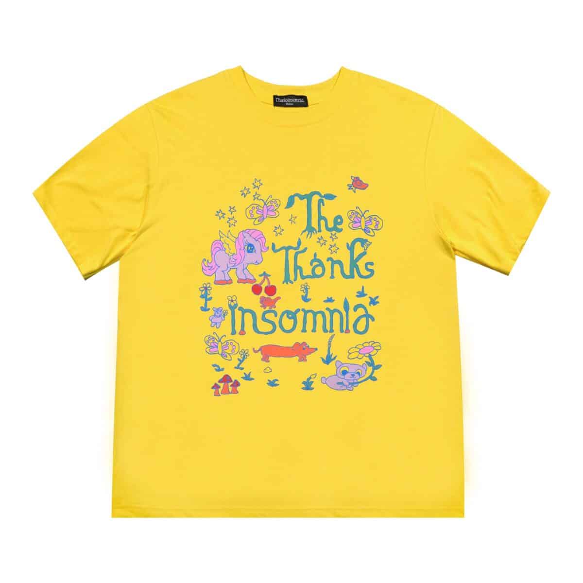 Tshirt Emilienne Yellow Thanksinsomnia