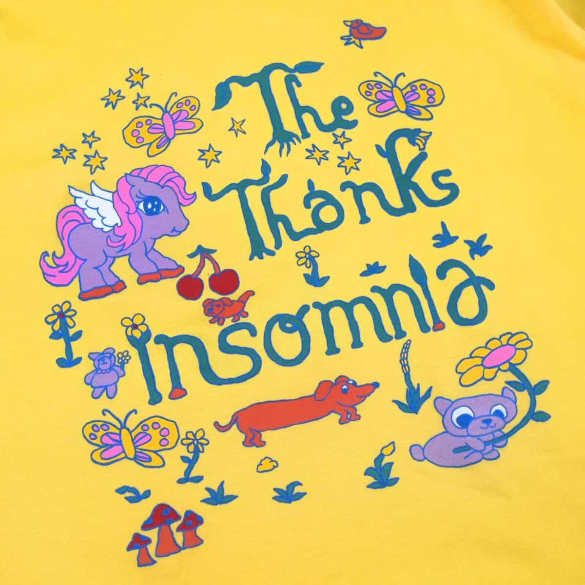Tshirt Emilienne Yellow Thanksinsomnia - Gambar 2