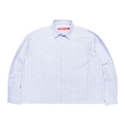 03 - Long Shirt Sunniva Striped White Blue Thanksinsomnia