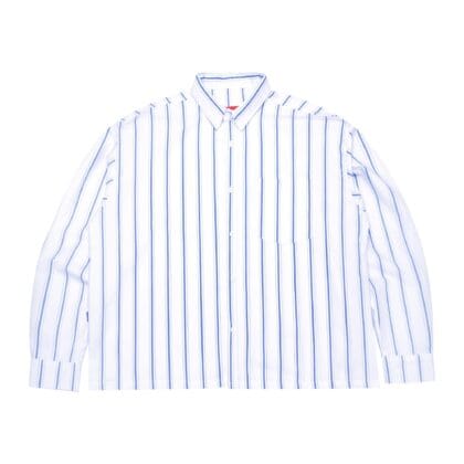 03 - Long Shirt Sunniva Striped White Thanksinsomnia