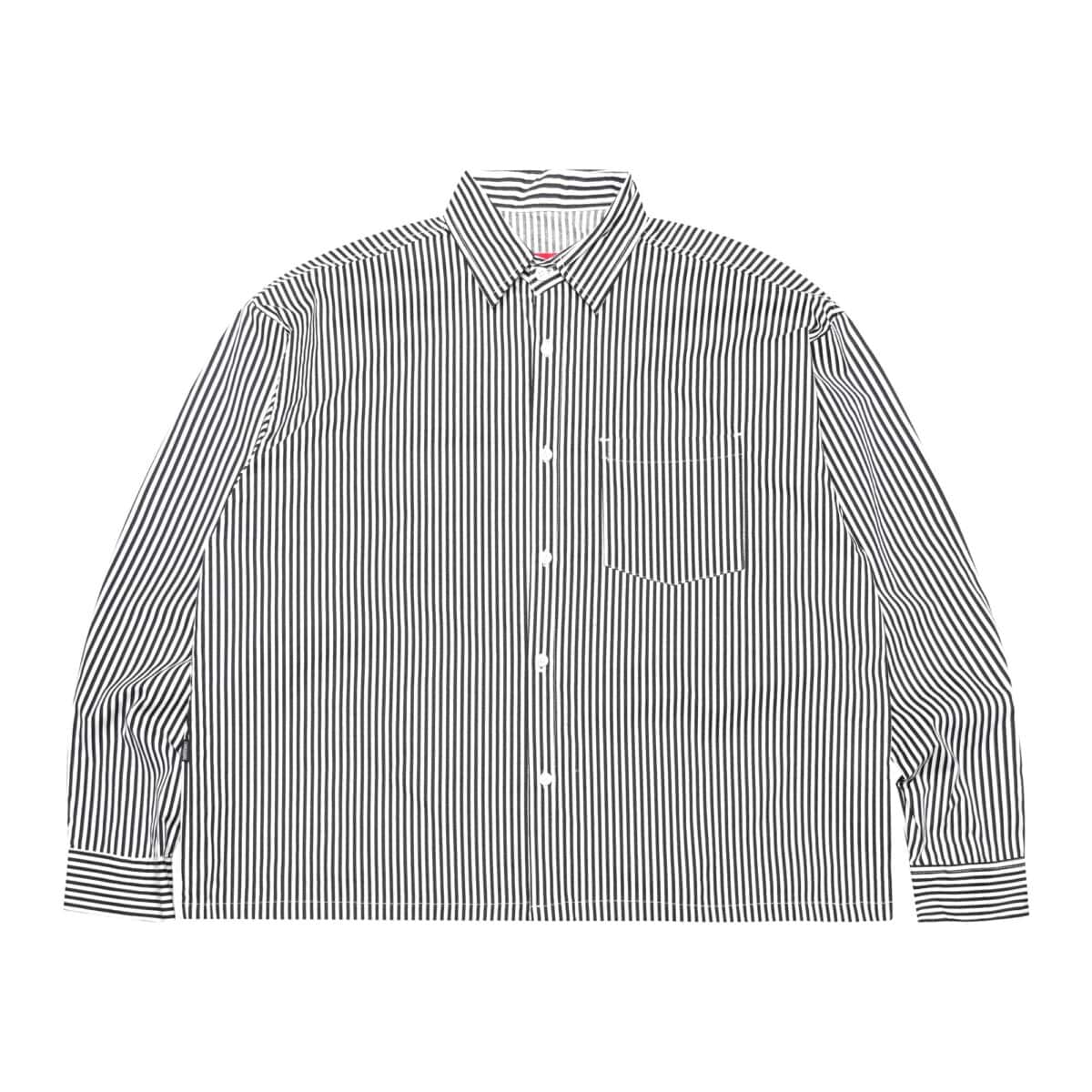 04 - Long Shirt Sunniva Striped White Black Thanksinsomnia