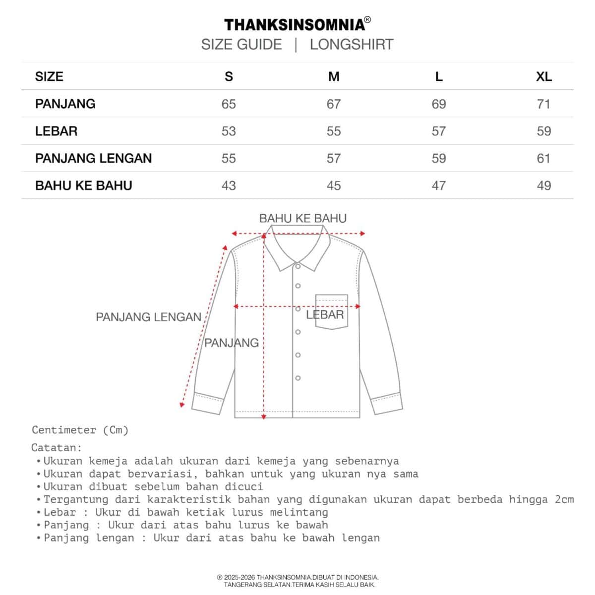 04 - Long Shirt Kiriane Dark Brown Thanksinsomnia - Gambar 5