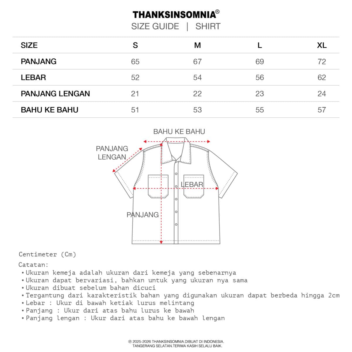 Shirts Teorissa Striped White Black Thanksinsomnia - Gambar 3