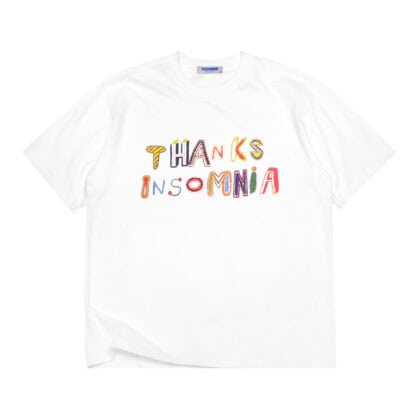 Tshirt Typo Freissa White Thanksinsomnia