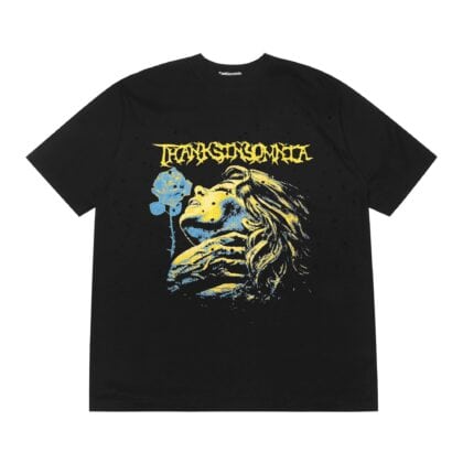 Tshirt Parelle Black - Distressed Tee Thanksinsomnia