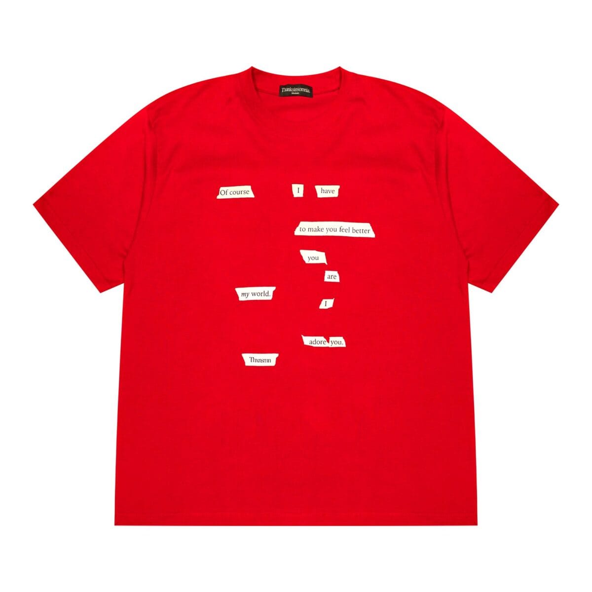 Tshirt Kaesia Red Thanksinsomnia