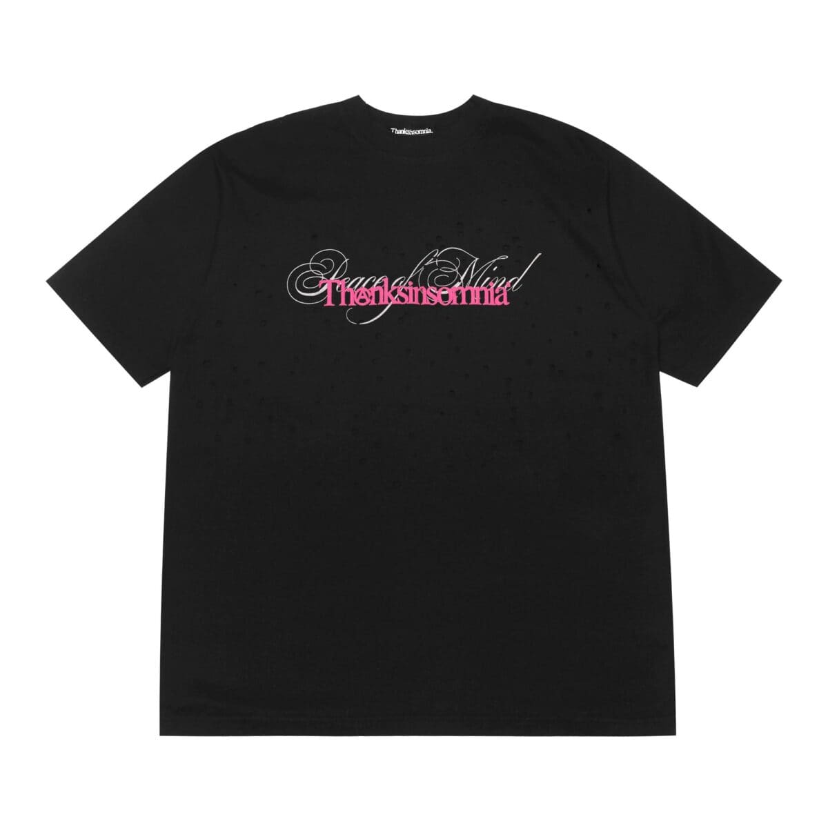 Tshirt Merylda Black - Distressed Tee Thanksinsomnia