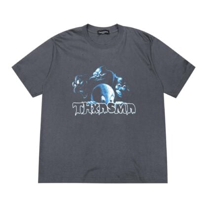 Tshirt Nemira Grey - Distressed Tee Thanksinsomnia
