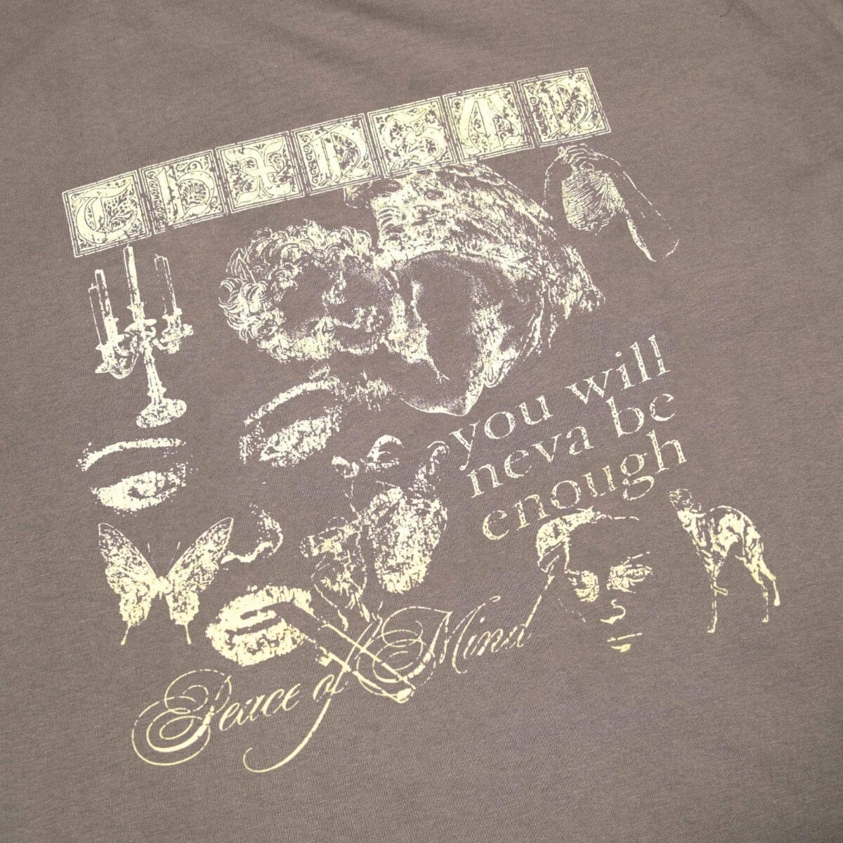 Tshirt Prissia Grey Thanksinsomnia - Gambar 2