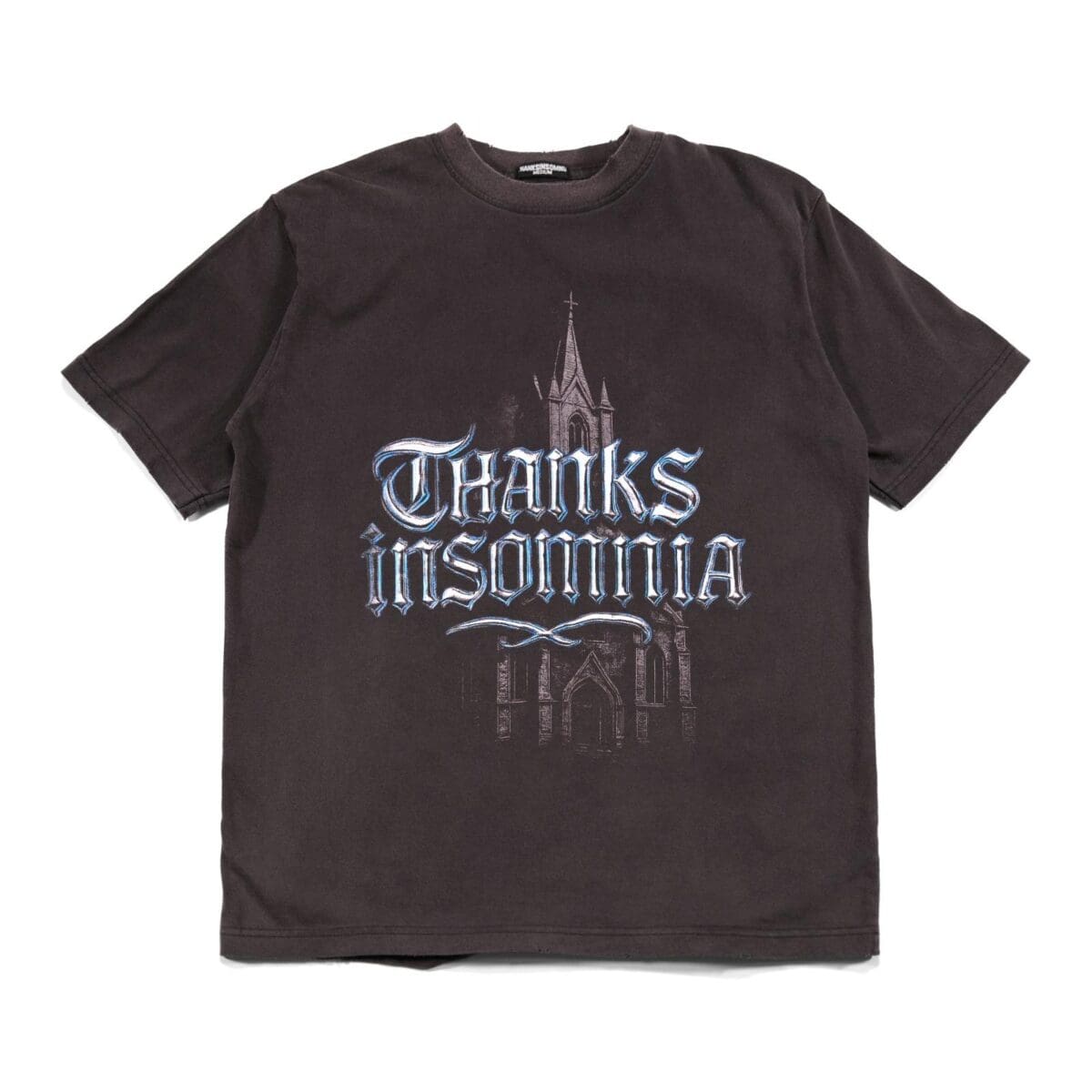 Tshirt Avenaria Washed Black Thanksinsomnia