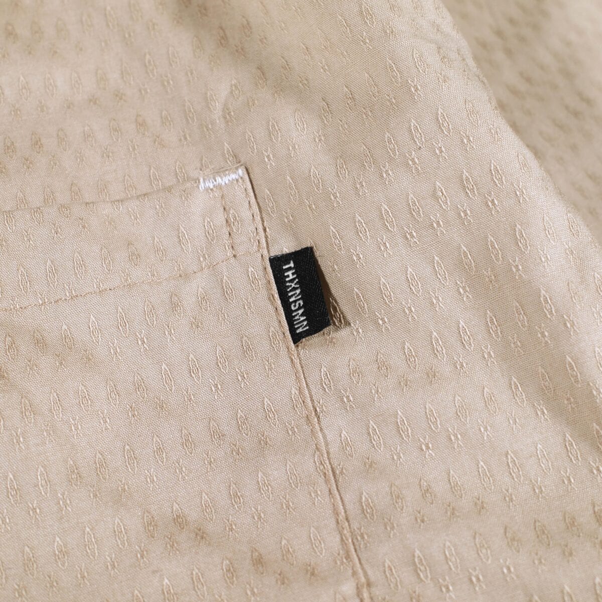 01 - Long Shirt Marina Light Brown Thanksinsomnia - Gambar 2