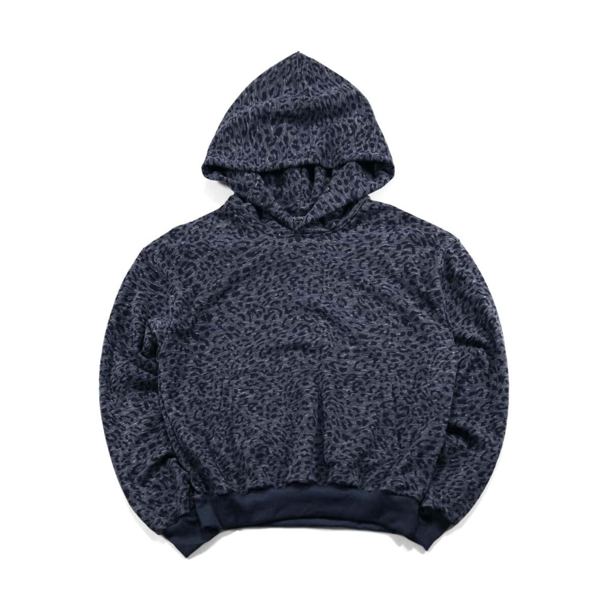 Hoodie Gracie Leopard Camo Dark Blue Thanksinsomnia