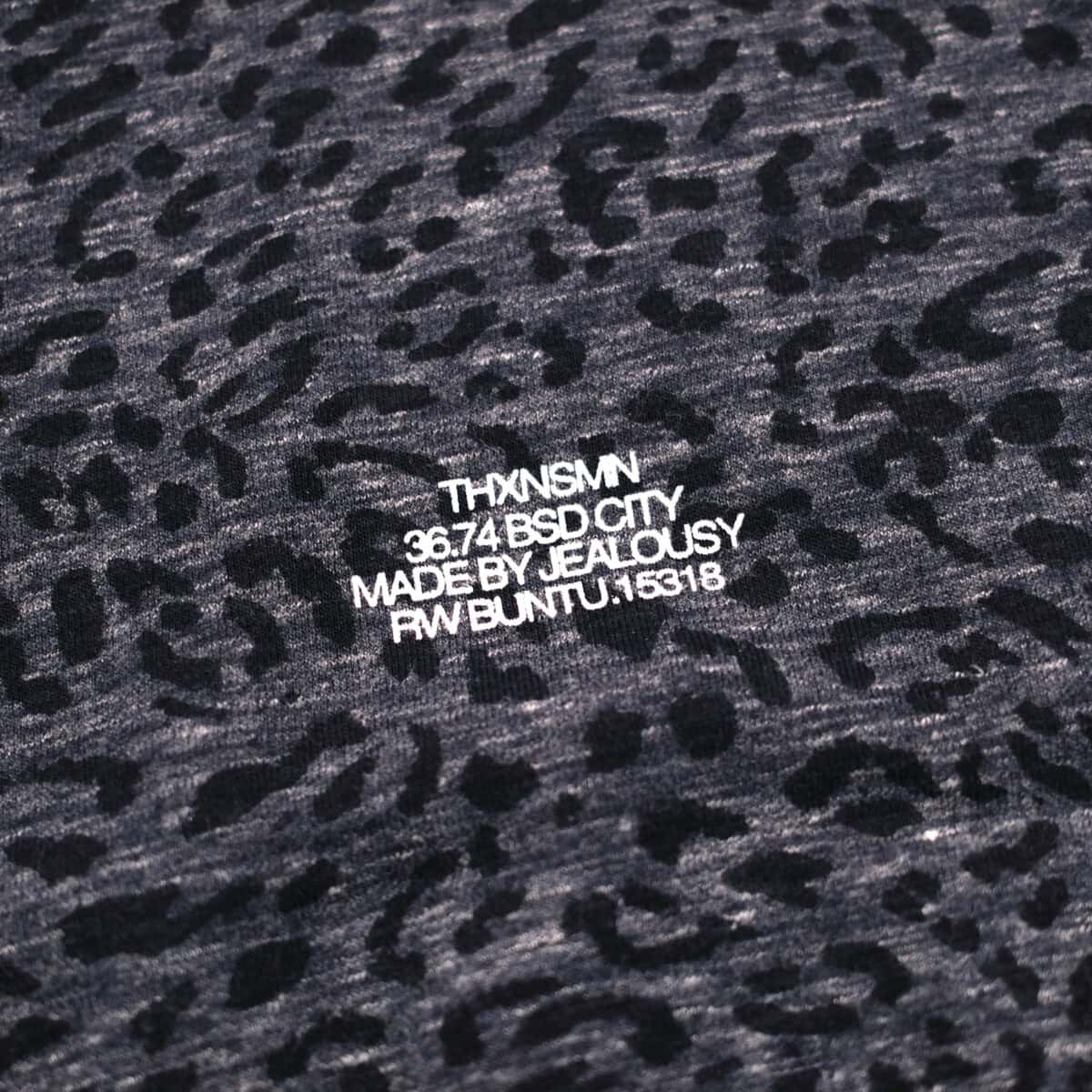 Hoodie Gracie Leopard Camo Dark Blue Thanksinsomnia - Gambar 3