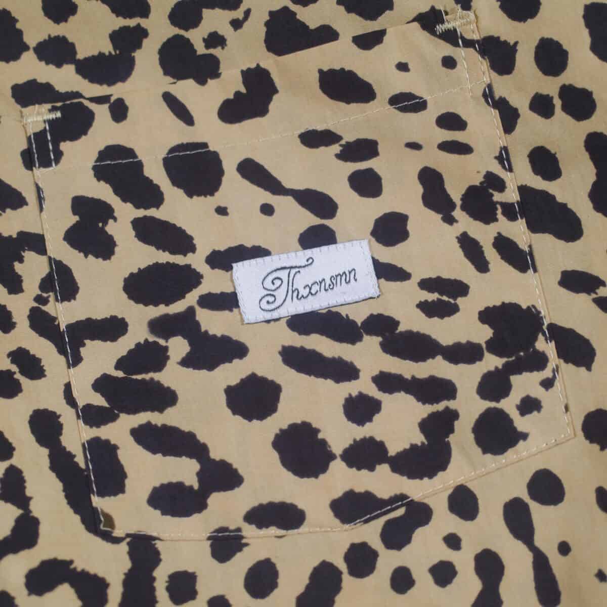 02 - Long Shirt Laureline Leopard Brown Thanksinsomnia - Gambar 2