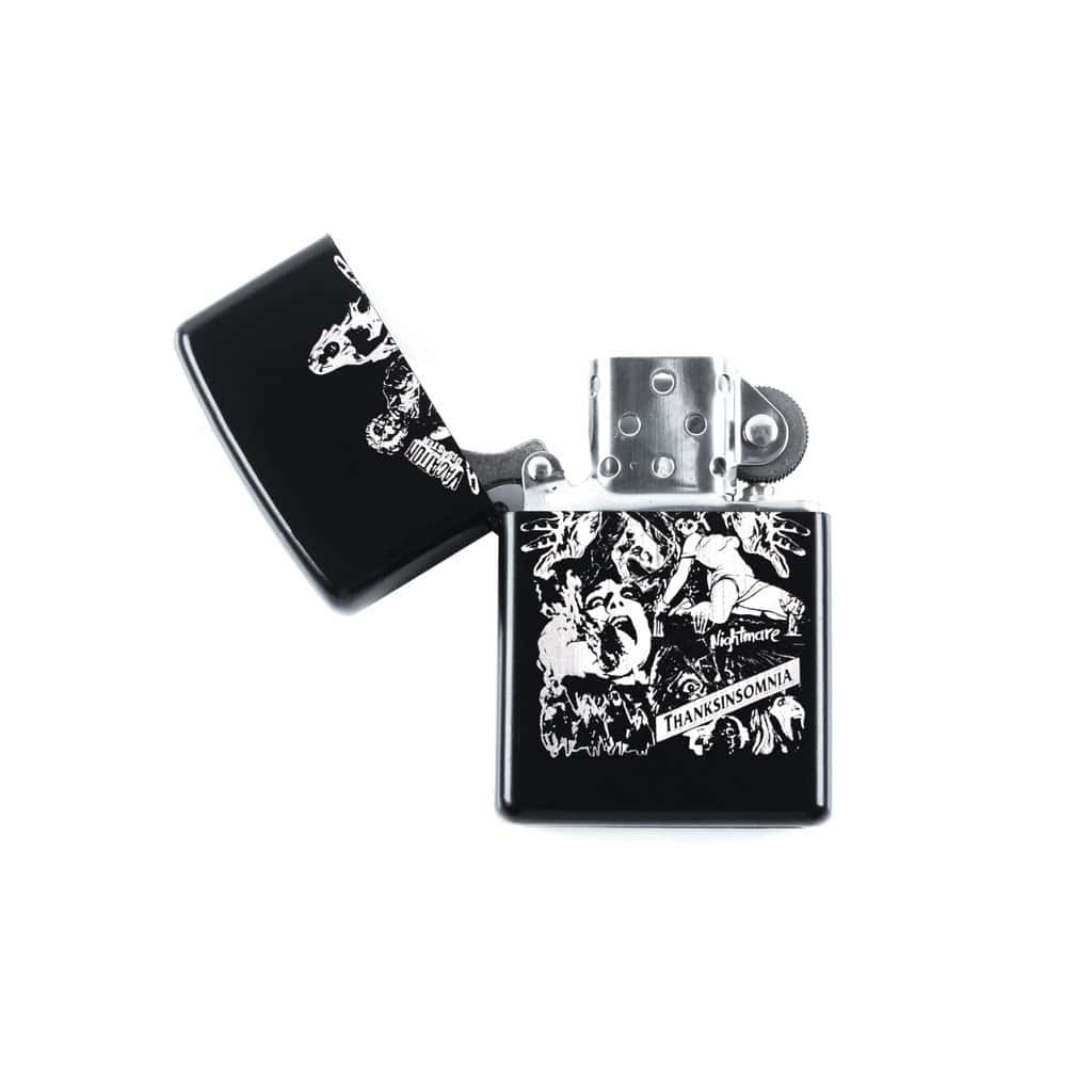 Pocket Lighter Allia Black Thanksinsomnia