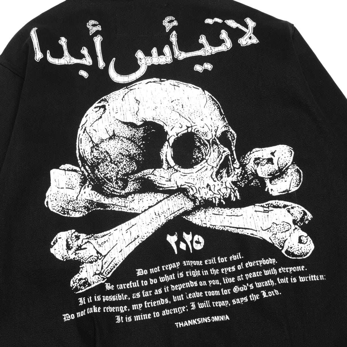 Jacket Birelle Black Thanksinsomnia - Gambar 3