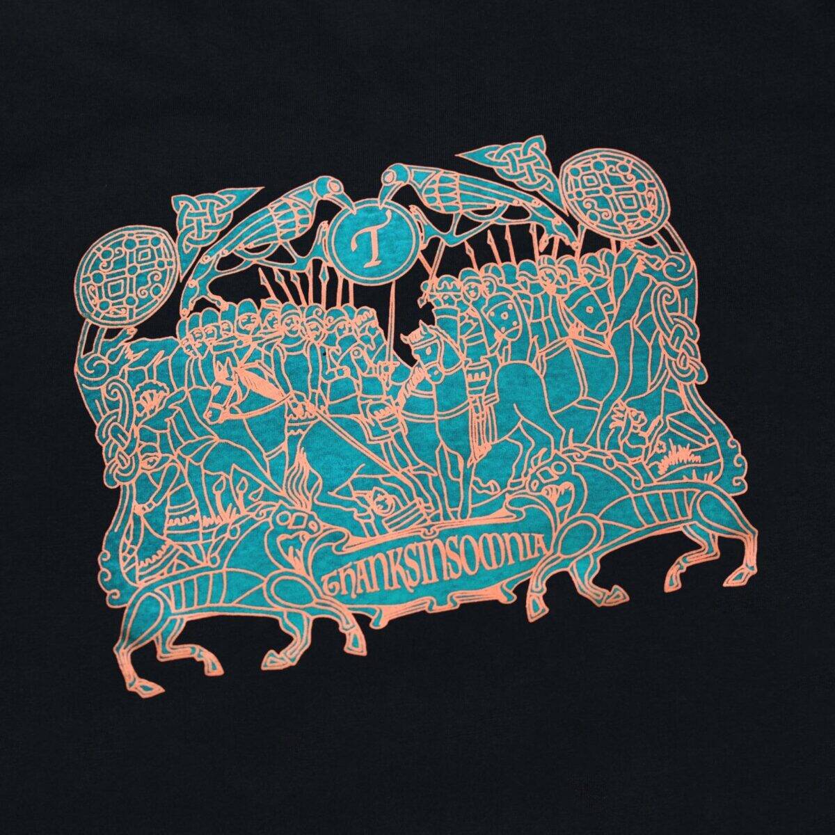 Tshirt Gladine Soft Black Thanksinsomnia - Gambar 2