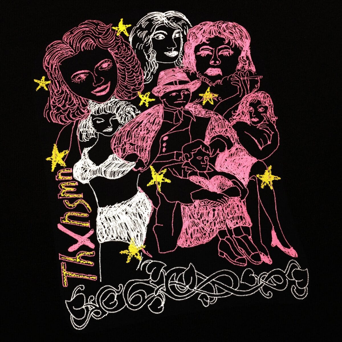 Tshirt Oneva Black Thanksinsomnia - Gambar 2