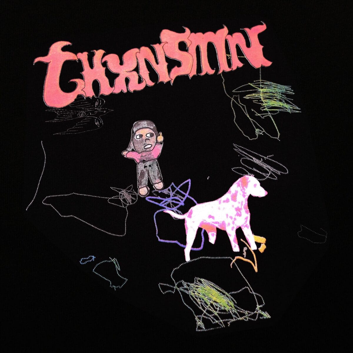 Tshirt Ginerva Black Thanksinsomnia - Gambar 2