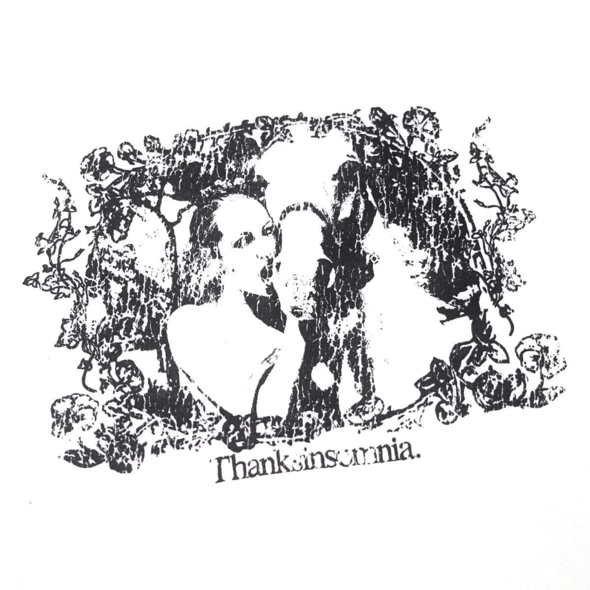 Tshirt Fabriza White Thanksinsomnia - Gambar 2