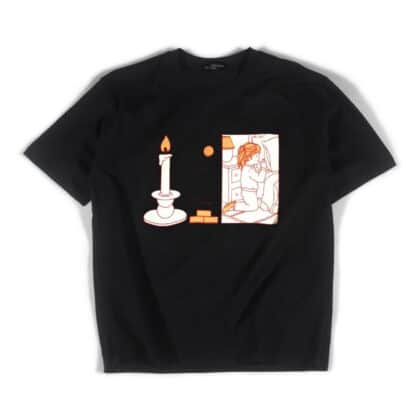 Tshirt Jessie Soft Black Thanksinsomnia