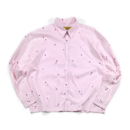 02 - Long Shirt Famira Striped White Pink Thanksinsomnia