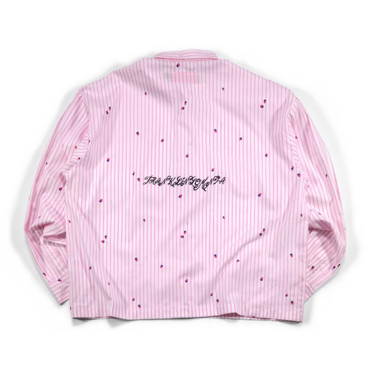 02 - Long Shirt Famira Striped White Pink Thanksinsomnia - Gambar 2