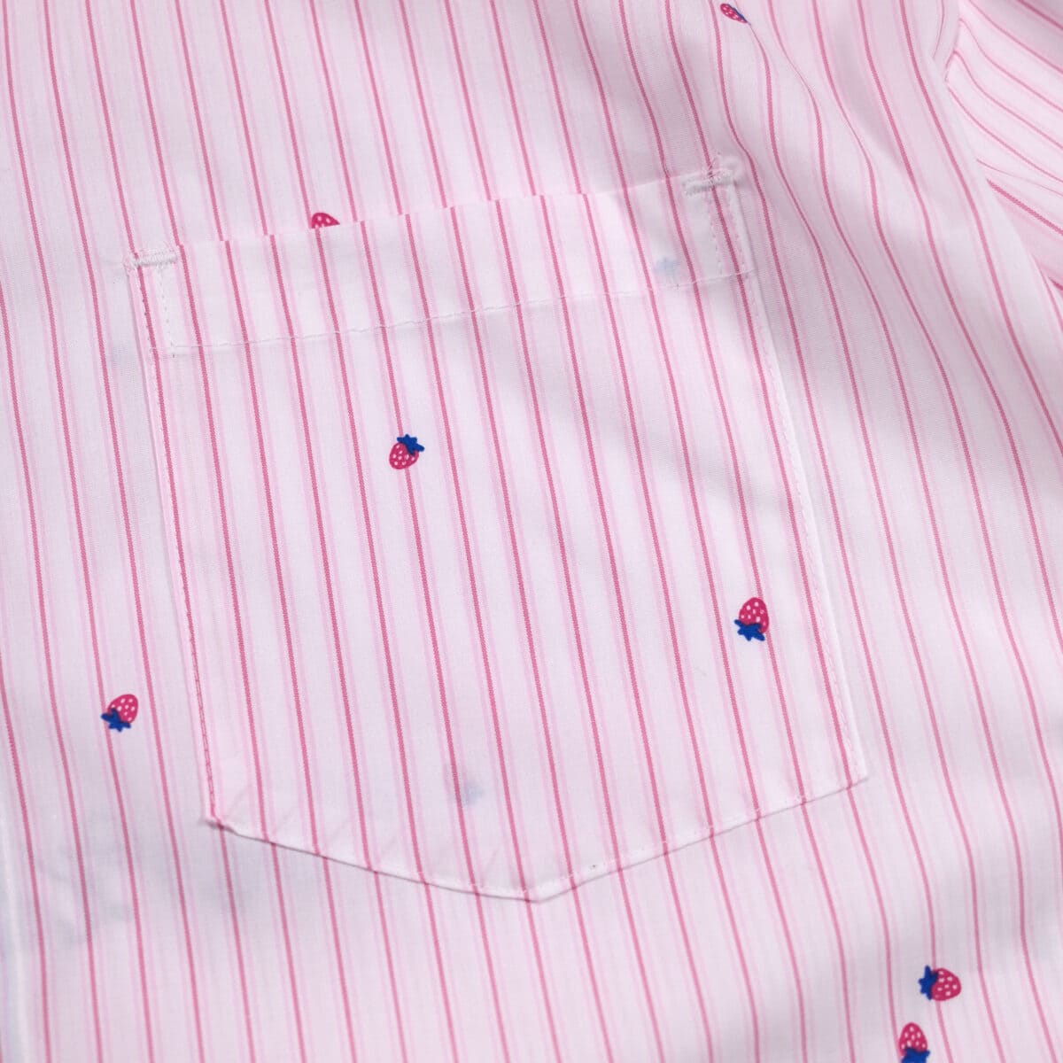02 - Long Shirt Famira Striped White Pink Thanksinsomnia - Gambar 4