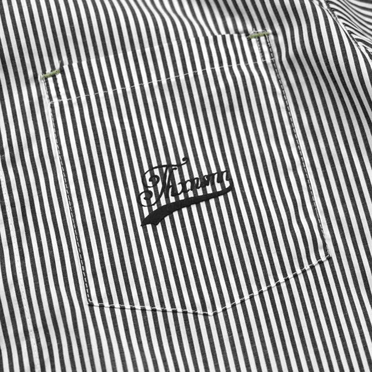 Shirts Katelissa Striped White Black Thanksinsomnia - Gambar 2