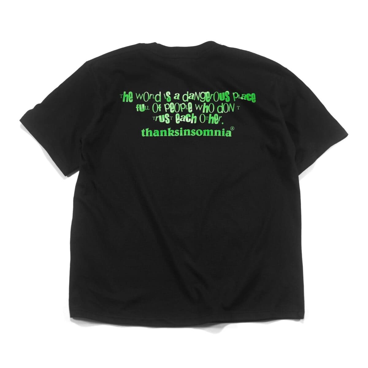 Tshirt Cireline Black Thanksinsomnia - Gambar 2