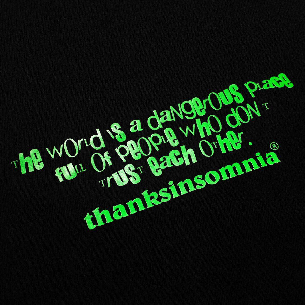 Tshirt Cireline Black Thanksinsomnia - Gambar 4