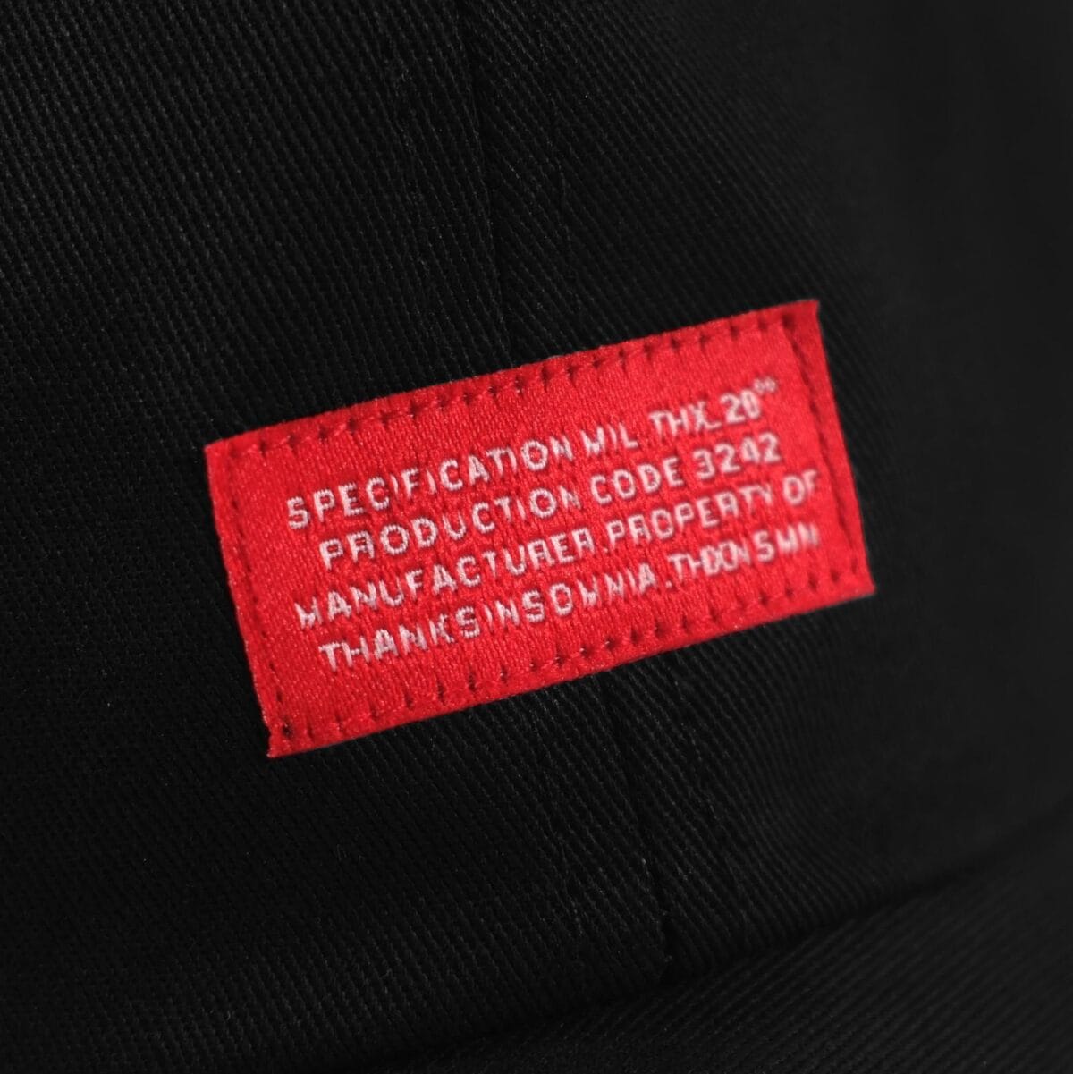 Cap Opaline Black Thanksinsomnia - Gambar 2
