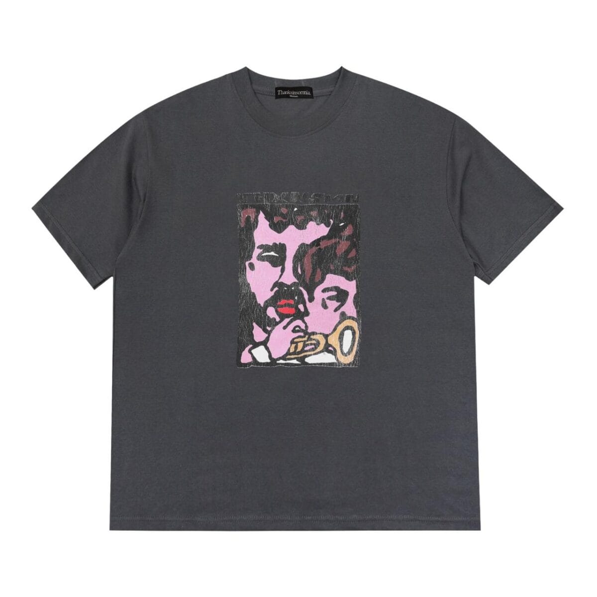 Tshirt Hensely Grey Thanksinsomnia