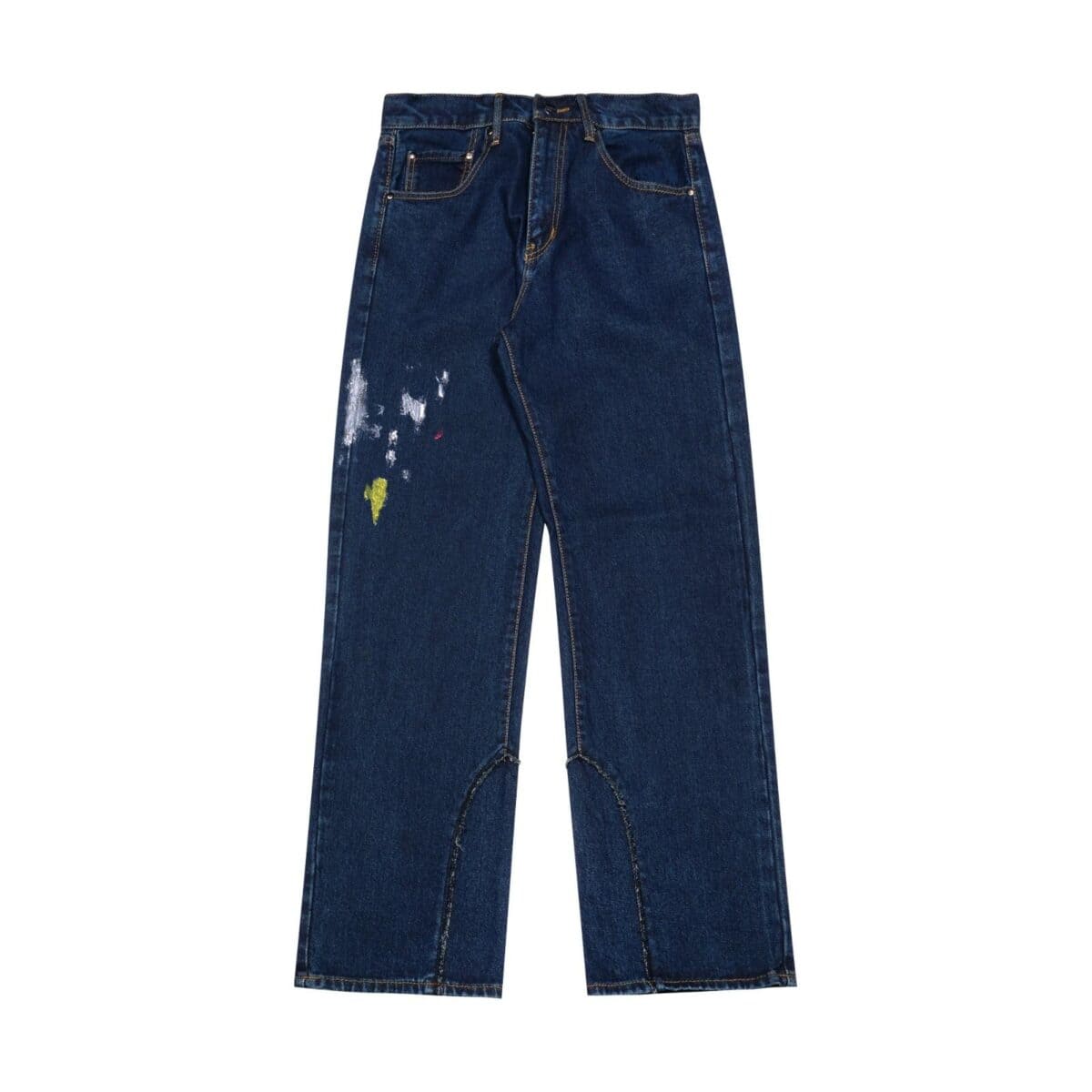 Denim Pants Vivianne Splatter Indigo Thanksinsomnia