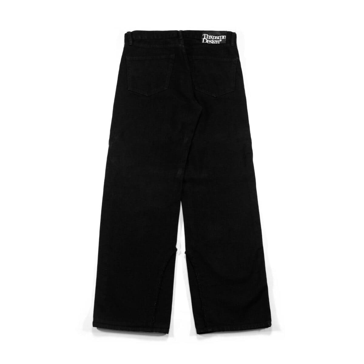 Denim Pants Vivianne Splatter Black Thanksinsomnia - Gambar 2