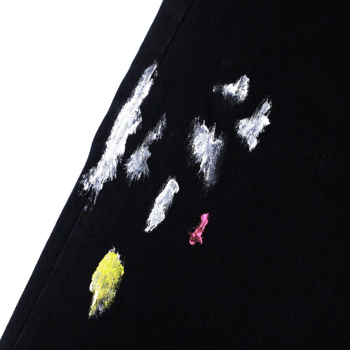 Denim Pants Vivianne Splatter Black Thanksinsomnia - Gambar 3