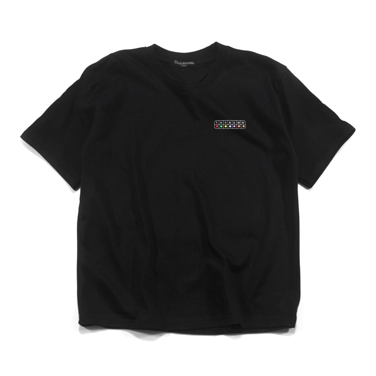 Tshirt Gaelle Black Thanksinsomnia - Gambar 2