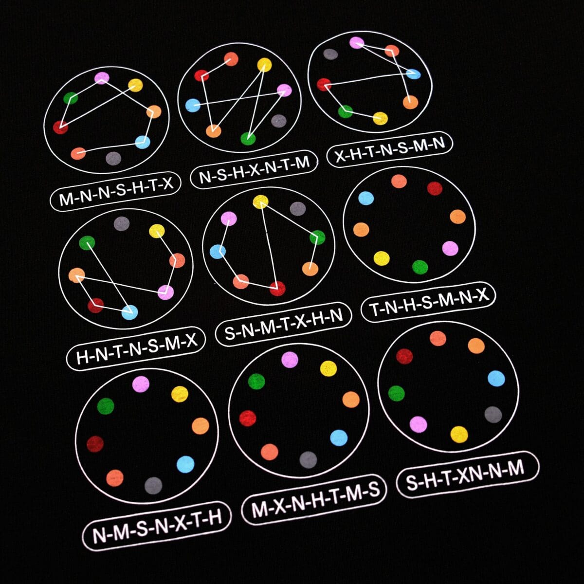 Tshirt Gaelle Black Thanksinsomnia - Gambar 4