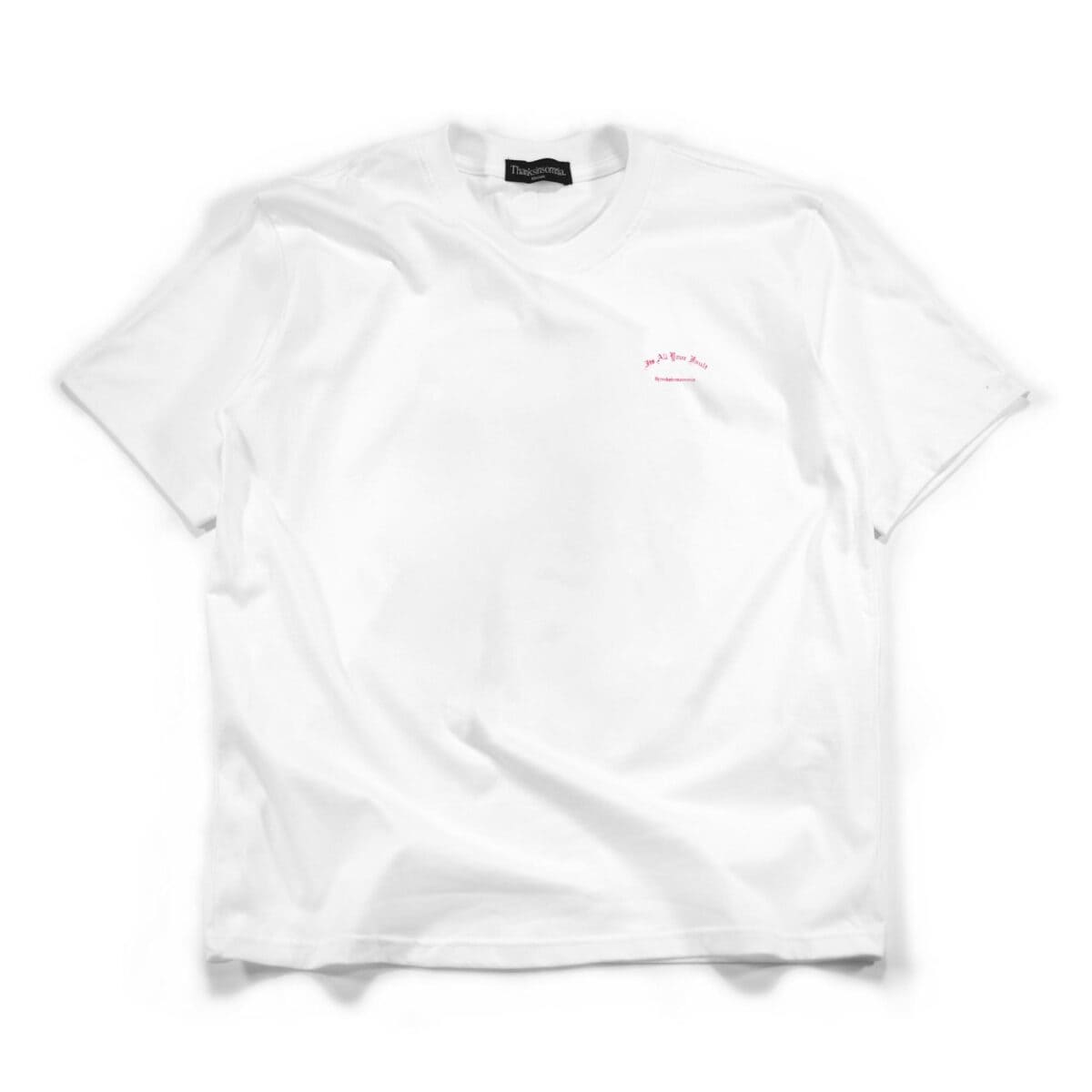 Tshirt Firalie White Thanksinsomnia - Gambar 2