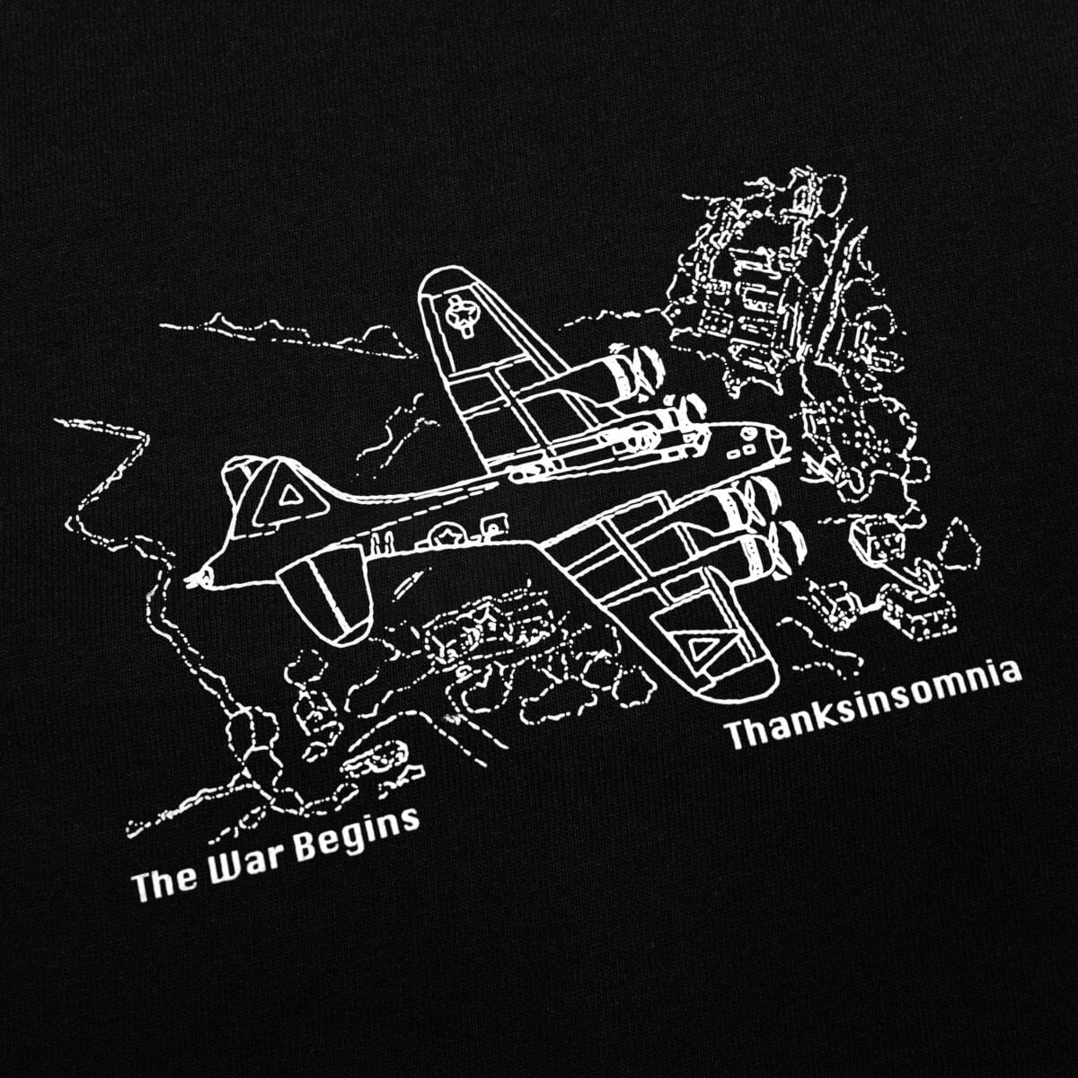Tshirt Fevella Black Thanksinsomnia - Gambar 2