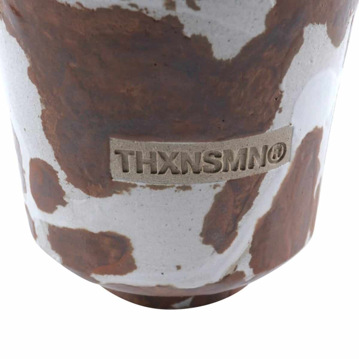 Ceramic Mug Kaoru Cowhide Brown Thanksinsomnia - Gambar 2