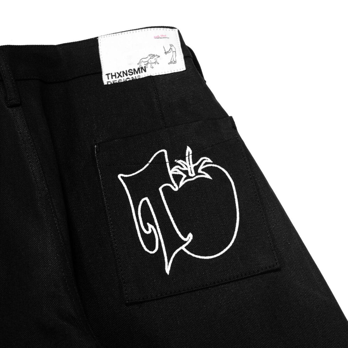 Pants Leonia Seal Black Thanksinsomnia - Gambar 3