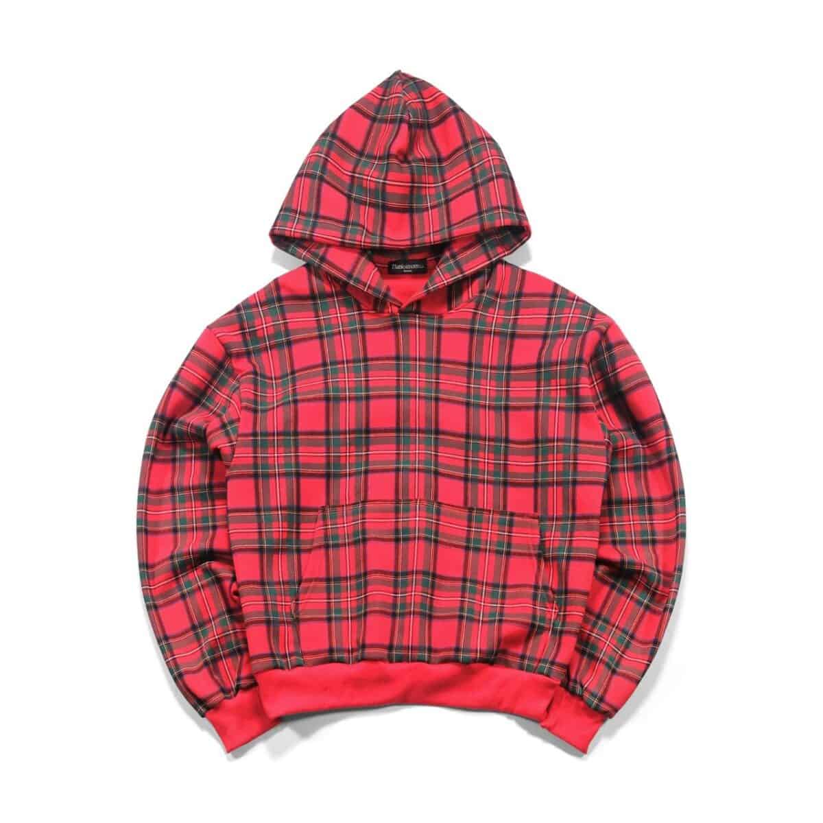 Hoodie Gracie Plaid Red Thanksinsomnia