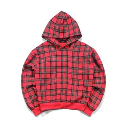 Hoodie Gracie Plaid Red Thanksinsomnia