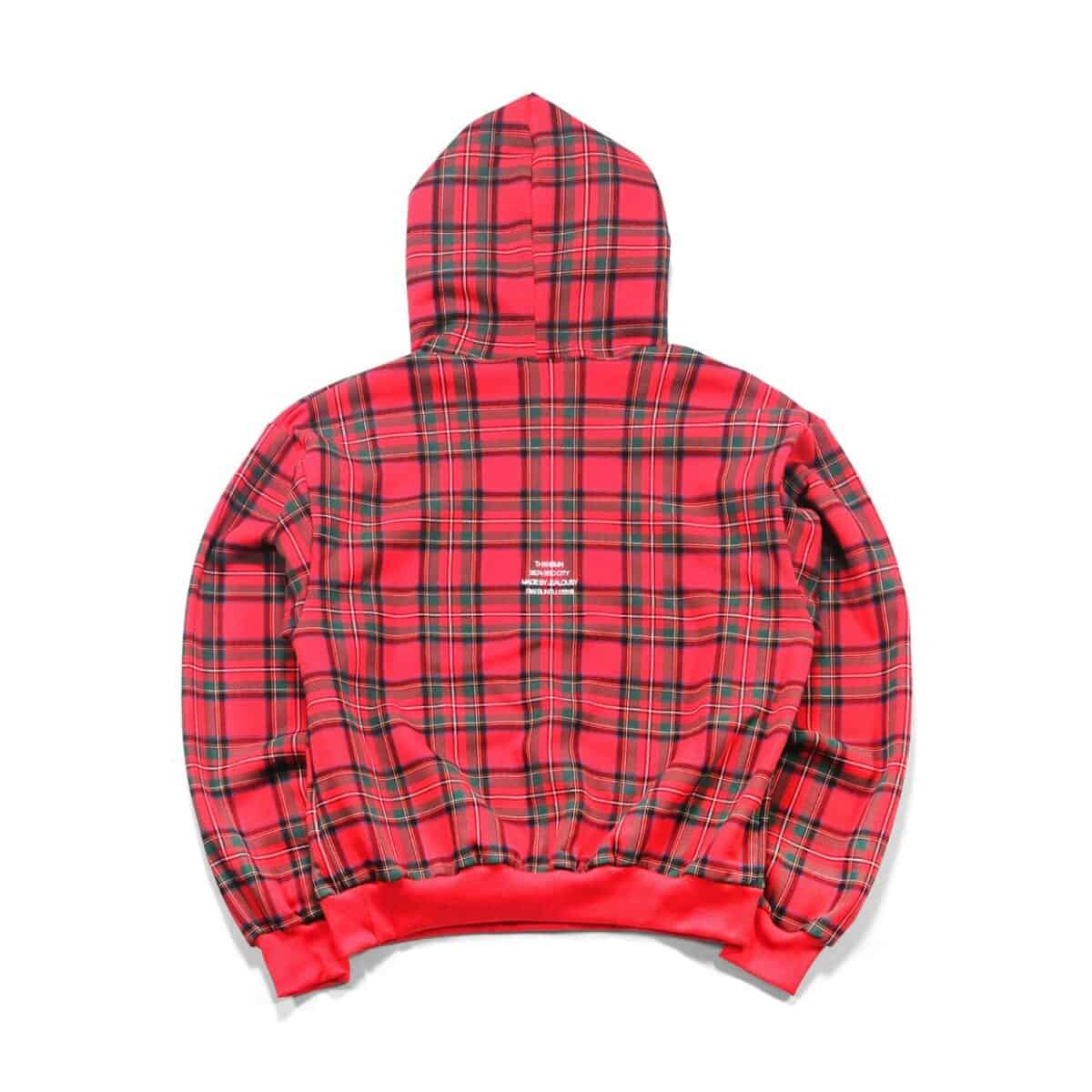 Hoodie Gracie Plaid Red Thanksinsomnia - Gambar 2