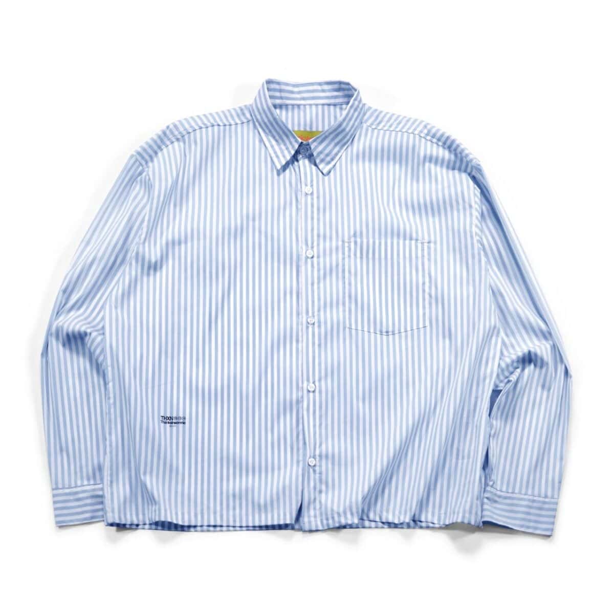 04 - Long Shirt Frederique Striped White Blue Thanksinsomnia