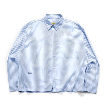 04 - Long Shirt Frederique Striped White Blue Thanksinsomnia