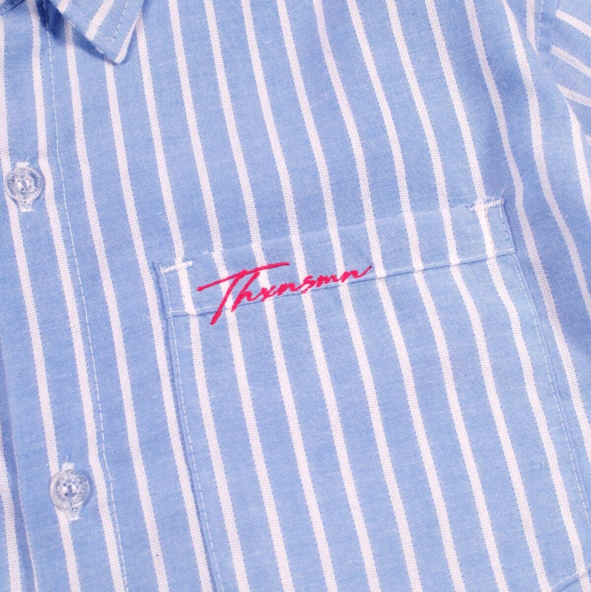 Shirts Adriana Striped White Blue Thanksinsomnia - Gambar 2